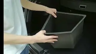 Tesla Model 3 and Y Trunk Side Storage Bins Installation operation video - Marnana