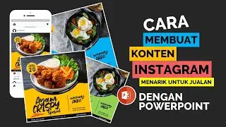 Cara desain feed instagram I membuat konten instagram yang menarik hanya menggunakan powerpoint