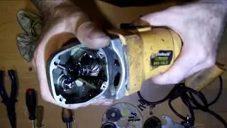 Repair of the Einhel bvs 115 grinder Replacing the gear