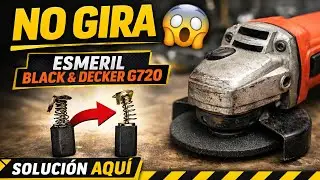 👉Como cambiar carbones a esmeril black & decker G720