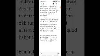i216 - Mateo 25, 14-30 - EVANGELIO DEL DÍA en Latín, Español y Griego