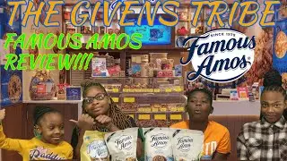 The Givens Tribe Try Famous Amos Cookies!