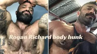 Hunk Rogan Richard bodybuilder famous P star #fitness #workout #gymmotivation #bicepsize #muscletv