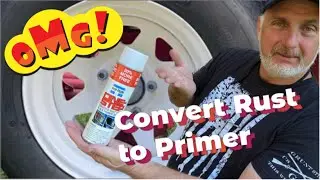 How to Convert Rust into Black Primer on Steel Wheels