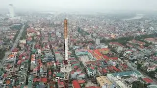 Lên nóc tháp Đài truyền hình Hà Nam