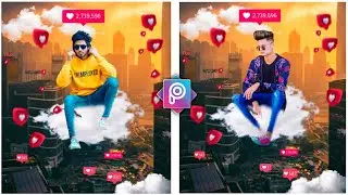 Creative Photo Editing | PicsArt Editing Tutorial | Cloud Concept Editing | RTWORLD