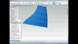 Using the Lofted Boss/Base as Demonstrated on a Simple Airplane Wing Design