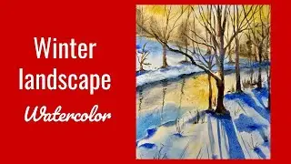 Step by step watercolor tutorial.