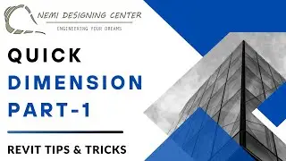 How to Add Quick Dimensions in Revit | Intersecting Walls (Hindi)