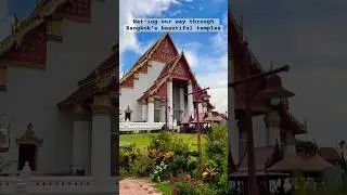 Wat-ing our way through Bangkok’s beautiful temples!! #travel #bangkok #temple #peace #shorts