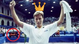 Jan Ove WALDNER - Chen LONGCAN / WORLD CUP 1990 1/2