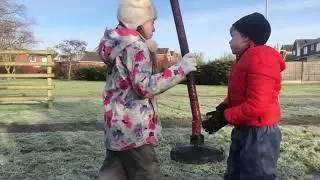 Sunday Morning Icy Fun in January 2021!
