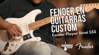 ¡FENDER ahora en Guitarras Custom! -  Player Stratocaster SSS Poplar White Demo