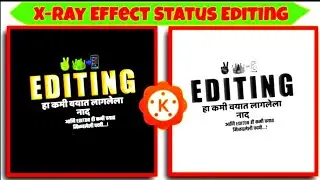New X-ray Effect Status Editing || Editing Lovers Status |Kinemaster Editing#Editing #Editing Lovers