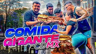 BUSCANDO COMIDA GIGANTE EN CDMX 🍔🌮