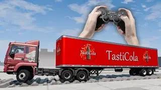 Putting Semi-Truck Trailer Suspension to the Ultimate Test with a PS3 Gamepad! - BeamNG drive