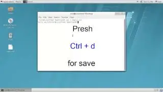 How to create a txt file on redhat 7 terminal