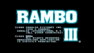 Rambo 3 (Sega Mega Drive / Genesis) Longplay
