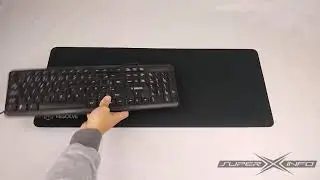MOUSE PAD PARA MOUSE E TECLADO PRETO