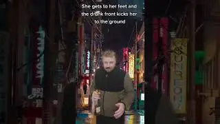 A Nun encounters a drunk