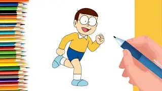 How to draw nobita
