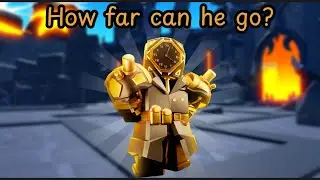How Far Can Golden Future Large Clockman Go In Endless Mode? ( Toilet Tower Defense )