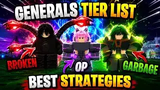 GENERALS TIER LIST - Ranking every general.. which are the best ones?
