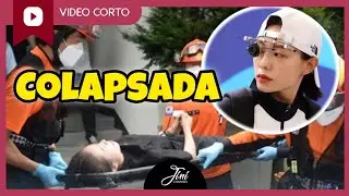 💥La heroína de TIRO surcoreana se desmayó en plena conferenia de prensa.