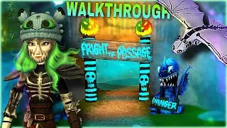 FRIGHT of PASSAGE - Lokis Dreadfall Maze 2022 in School of Dragons 🎃🫣
