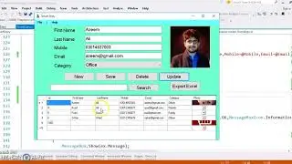 Update image into database in C# Smart diary Project Part 3 of 13