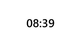 Timer for 8 minutes and 39 seconds