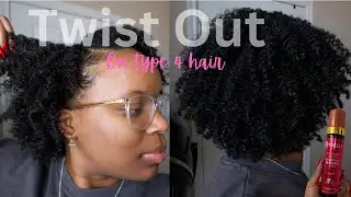 Twist Out | Type 4 Hair | Does the Mielle Curl Defining Mousse really hold?! | Mytype4hair