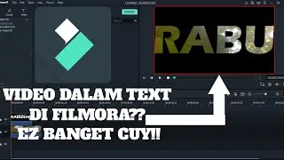 Cara buat video dalam text menngunakan filmora 9