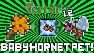 Terraria 1.2: How to get the Baby Hornet Pet! (Nectar Summoning Item) [demize]