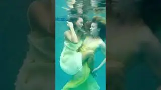 Behind the scene of my last underwater shoot with Linnea and Jane