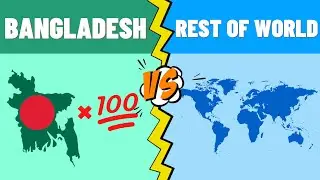 😱100 Bangladesh vs Rest Of World Comparison | Rest of world vs 100 Bangladesh | 100 Bangladesh