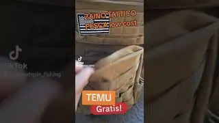 zaino tattico pesca low cost #temu