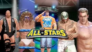 WWE All Stars PS3 All Entrances with DLC