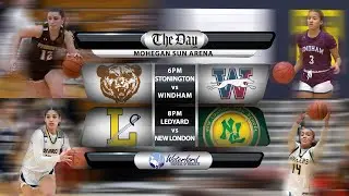 2023 ECC Girls' Basketball Finals - Stonington vs. Windham and Ledyard vs. New London