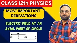 Electric Field At An Axial Point Of A Dipole