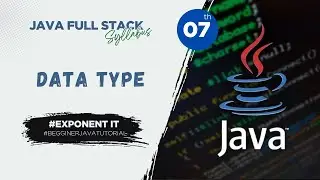 Java Lecture 7: Data Type