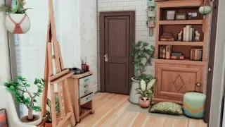 plant lover's apartment 🌿 | the sims 4 apartment renovation | no cc
