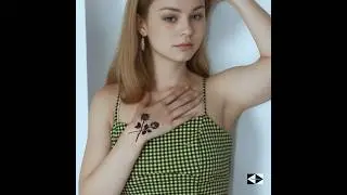 Готическая тату "Черные Розы Печали" 10х6см #тату #готика #чёрнаяроза
