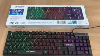 Teclado gamer semi mecânico   modelo BK 152C