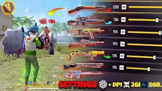 Free Fire Headshot Sensitivity setting 2025 ⚡️ Best Sensitivity Settings 09