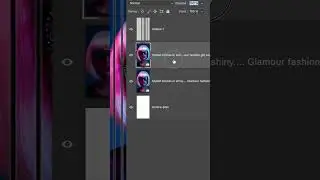 Comment faire un affiche stylée sur Photoshop #shorts #photoshoptips #tutorial #adobephotoshop