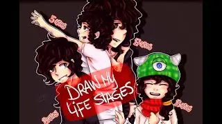DRAW MY LIFE STAGES ☢ Inasane ☢
