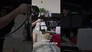 TM AKM Stock Recoil Spring VS 130% Recoil Spring #airsoft