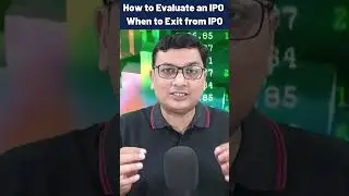 How to Evaluate an IPO When to Exit from IPO #ipo #indianmarket #bsc #nsc