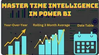 Master Power BI Time Intelligence: SAMEPERIODLASTYEAR, PREVIOUSMONTH & Rolling Averages Tutorial